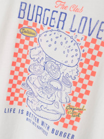 NAME IT T-shirt Dartin Bright White Burger